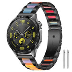 xDfind Three Beads Metal Resin Watch Band, 14mm, 18mm, 20mm, 22mm