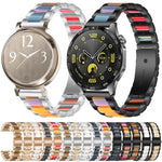 xDfind Three Beads Metal Resin Watch Band, 14mm, 18mm, 20mm, 22mm