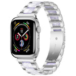 سوار ساعة معدني من الراتنج بثلاث خرزات من xDfind، لساعات آبل 42 / 44 / 45 / 46 / 49مم، لساعات آبل 38 / 40 / 41 / S10 42مم