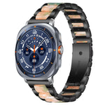 xDfind Three Beads Metal Resin Watch Band, For Samsung Galaxy Watch Ultra/Ultra 2025, For Samsung Galaxy Watch8 / 8 Classic, For Samsung Galaxy Watch 7 / 6 / 5 / FE
