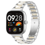 xDfind Three Beads Metal Resin Watch Band, For Redmi Watch6/5/4/Xiaomi Band 9 Pro/8 Pro, For Xiaomi Smart Band 10 / 9 / 8, For Redmi Watch 3