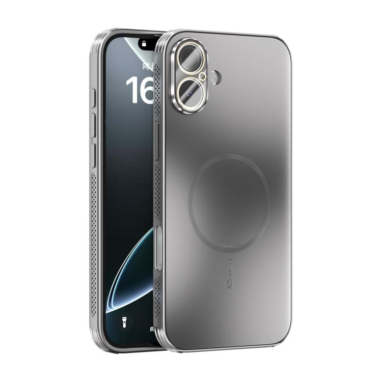 غطاء هاتف ABEEL مع تبديد الحرارة، غير لامع مع MagSafe وفيلم عدسة، لهواتف iPhone 17e / 16e، iPhone 17 Pro Max، iPhone 17 Pro، iPhone 17، iPhone Air، iPhone 16 Pro Max، iPhone 16 Pro، iPhone 16 Plus
