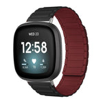 xDfind I-shaped Magnetic Silicone Watch Band, For Fitbit Versa 4 / 3 / Sense 2 / Sense