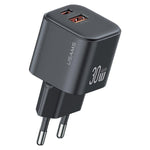 شاحن صغير USAMS CC263 GaN USB-C / Type-C و USB مزدوج المنفذ بقوة 30 واط، CC263