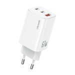 شاحن صغير USAMS CC265 GaN بقوة 67 واط 2 × Type-C و USB ثلاثي المنافذ، CC265