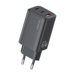 شاحن صغير USAMS CC265 GaN بقوة 67 واط 2 × Type-C و USB ثلاثي المنافذ، CC265