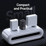 شاحن صغير USAMS CC265 GaN بقوة 67 واط 2 × Type-C و USB ثلاثي المنافذ، CC265