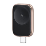 شاحن لاسلكي محمول بمنفذ USB-C / Type-C لسلسلة ساعات آبل من USAMS موديل CD247