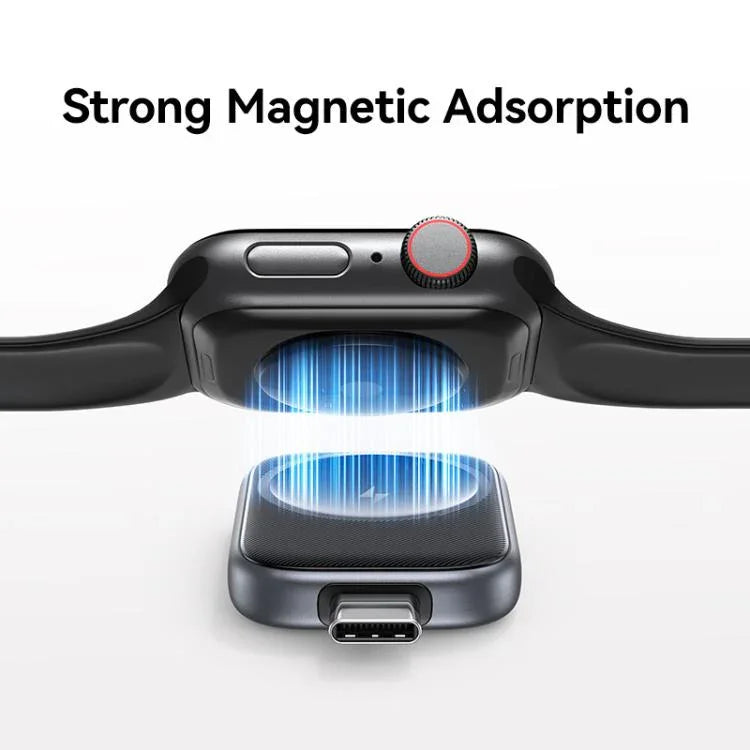 شاحن لاسلكي محمول بمنفذ USB-C / Type-C لسلسلة ساعات آبل من USAMS موديل CD247
