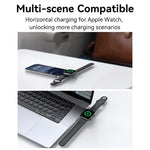 شاحن لاسلكي محمول بمنفذ USB-C / Type-C لسلسلة ساعات آبل من USAMS موديل CD247