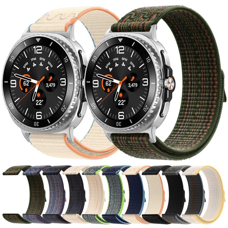 xDfind Nylon Hook and Loop Fastener Watch Band, For Galaxy Watch9 / 8 / 8 Classic