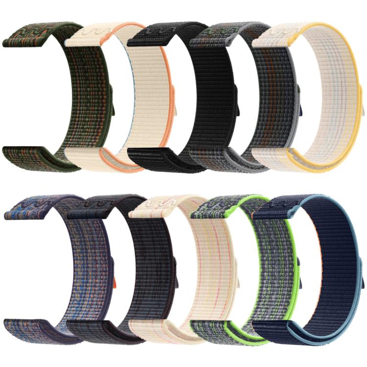 xDfind Nylon Hook and Loop Fastener Watch Band, For Galaxy Watch9 / 8 / 8 Classic