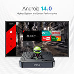 Tanix TX7 صندوق تلفاز ذكي أندرويد 14 بدقة 8K UHD مع جهاز تحكم عن بعد، Allwinner H728 ثماني النواة، 2GB+16GB، 4GB+32GB