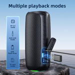 مكبر صوت بلوتوث محمول خارجي RGB Zealot MP2 بقوة 20 واط، بدون ميكروفون (أزرق)، بدون ميكروفون (تمويه)، بدون ميكروفون (أسود)