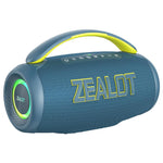 مكبر صوت بلوتوث محمول يدوي خارجي RGB Zealot P12 بقوة 60 واط، P12، PT12