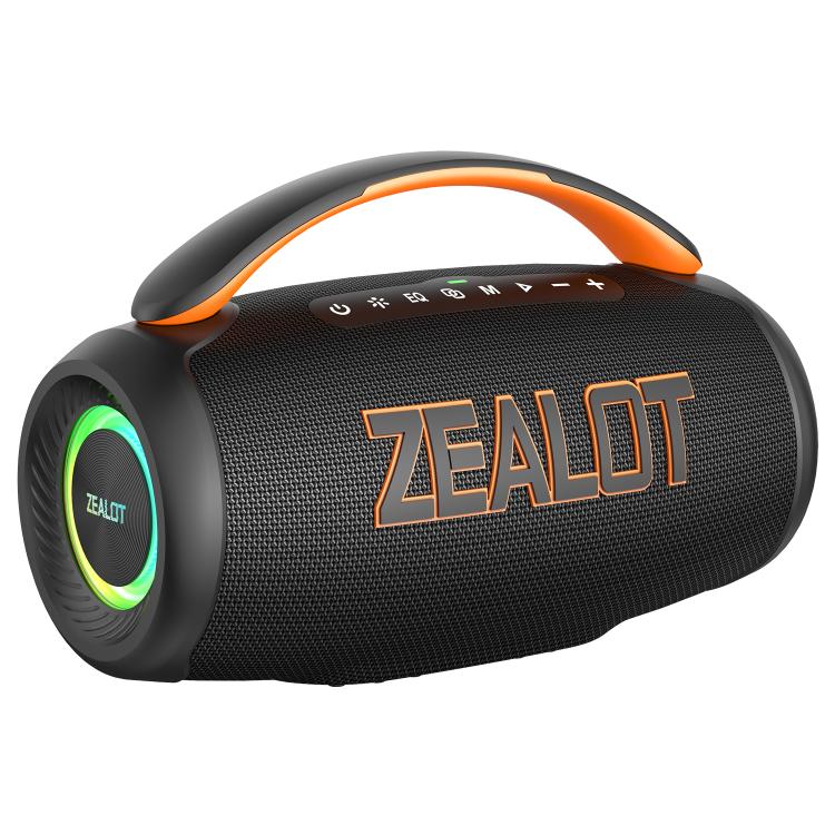 مكبر صوت بلوتوث محمول يدوي خارجي RGB Zealot P12 بقوة 60 واط، P12، PT12