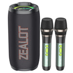 مكبر صوت بلوتوث محمول خارجي RGB Zealot S76 بقوة 50 واط، مع 2 ميكروفون، مع 1 ميكروفون، بدون ميكروفون