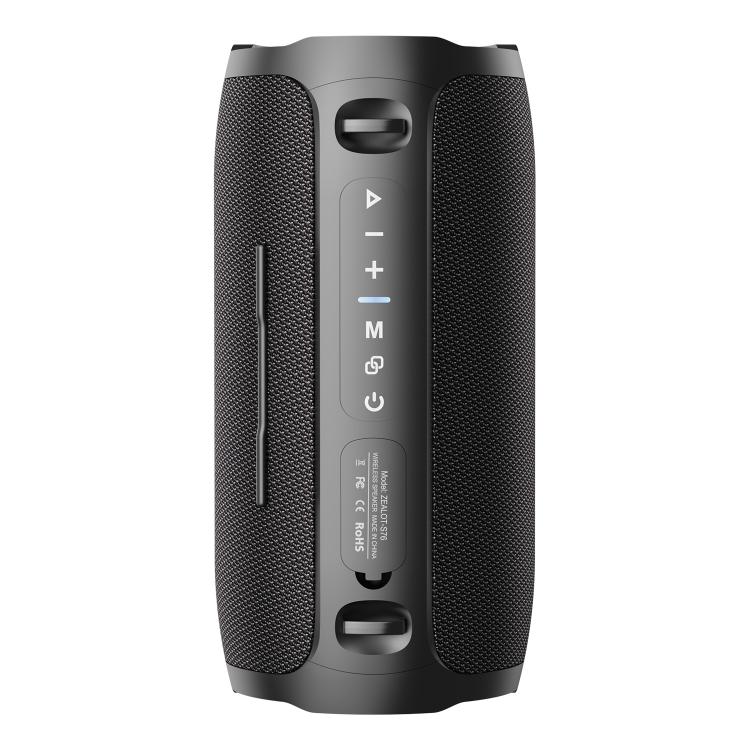 مكبر صوت بلوتوث محمول خارجي RGB Zealot S76 بقوة 50 واط، مع 2 ميكروفون، مع 1 ميكروفون، بدون ميكروفون