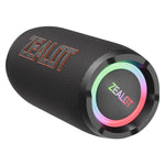 مكبر صوت بلوتوث محمول خارجي RGB Zealot S76 بقوة 50 واط، مع 2 ميكروفون، مع 1 ميكروفون، بدون ميكروفون