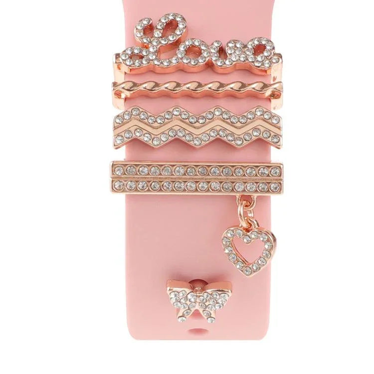 Smart Watch Band Decorative Ring Metal Accessories