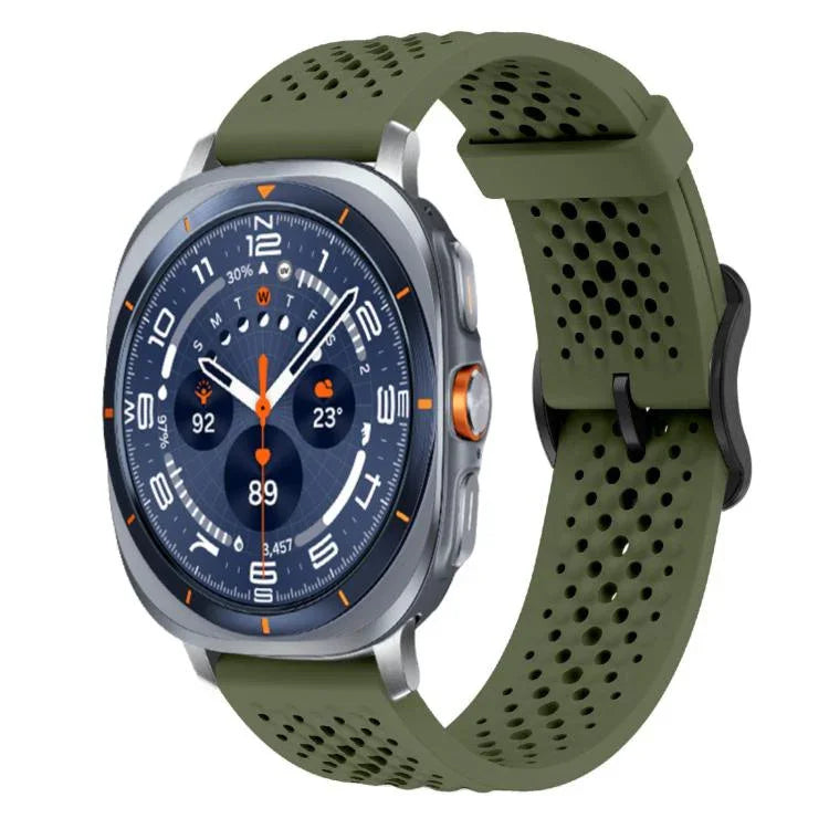 xDfind Breathable Silicone Watch Band, For Samsung Galaxy Watch Ultra / Ultra 2025, For Samsung Galaxy Watch8 / 8 Classic, For Samsung Galaxy Watch 7 / 6 / 5 / FE