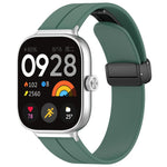 xDfind  Flat Head Groove Folding Black Buckle Silicone Watch Band, For Xiaomi Band 10 Pro / 9 Pro / Redmi Watch 6, For Redmi Watch 3 Active / Watch 3 Lite, For Redmi Watch 3