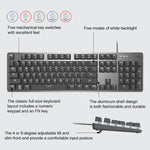 لوحة مفاتيح ميكانيكية سلكية مضيئة Logitech K845، طول الكابل: 1.8 متر، محور لونغهوا بني، محور لونغهوا أحمر