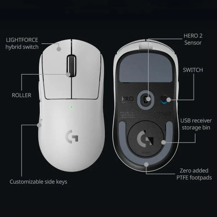 ماوس ألعاب لاسلكي Logitech G PRO X2