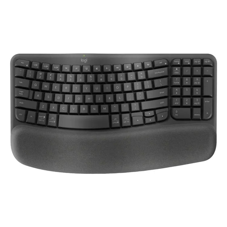 لوحة مفاتيح لاسلكية مريحة Logitech WAVE KEYS
