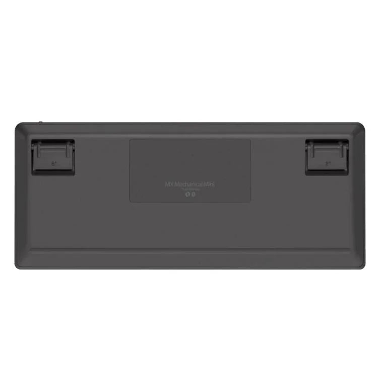 لوحة مفاتيح ميكانيكية ذكية مضيئة لاسلكية بلوتوث Logitech MX Mini مدمجة، محور شاي، محور أزرق