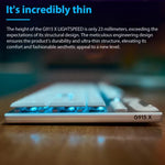 لوحة مفاتيح ألعاب لاسلكية منخفضة الارتفاع Logitech G915 X LIGHTSPEED