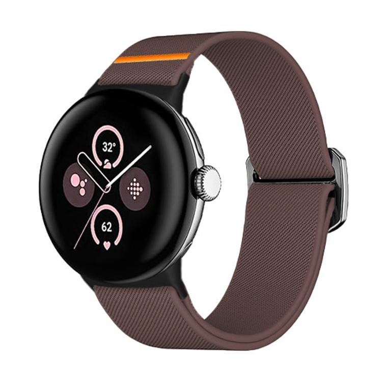 سوار ساعة نايلون مطاطي xDfind، لـ Google Pixel Watch 4 / 3 مقاس 45 مم، لـ Google Pixel Watch 4 / 3 / 2 / 1 مقاس 41 مم