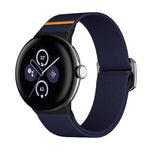 سوار ساعة نايلون مطاطي xDfind، لـ Google Pixel Watch 4 / 3 مقاس 45 مم، لـ Google Pixel Watch 4 / 3 / 2 / 1 مقاس 41 مم