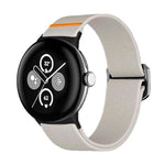 سوار ساعة نايلون مطاطي xDfind، لـ Google Pixel Watch 4 / 3 مقاس 45 مم، لـ Google Pixel Watch 4 / 3 / 2 / 1 مقاس 41 مم