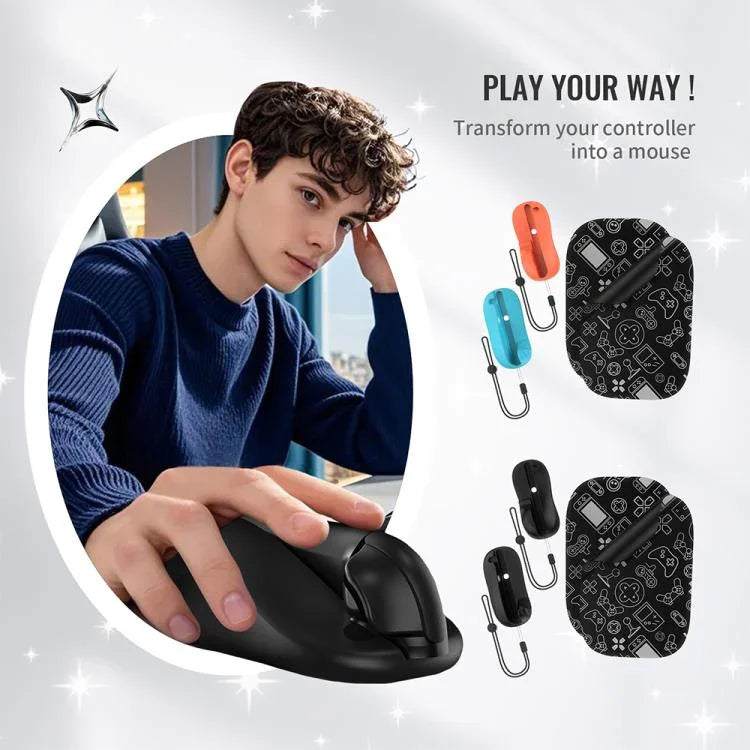 حامل محول فأرة وحدة تحكم يمنى ويسرى + لوحة Joy-Con، JYS NS2313، JYS-NS2313