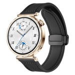 xDfind Crazy Horse Pattern Silicone Skin Magnetic Buckle Watch Band, 18mm, 20mm, 22mm