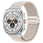 xDfind Magnetic Buckle Nylon Braid Loop Watch Band, For Samsung Galaxy Watch Ultra / Ultra 2025, For Samsung Galaxy Watch8 / Watch8 Classic