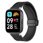 xDfind Crazy Horse Pattern Silicone Skin Magnetic Buckle Watch Band, For Xiaomi Band 10 Pro/9 Pro/Redmi Watch 6/5/4, For Redmi Watch 3 Active / Watch 3 Lite, For Redmi Watch 3