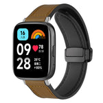 xDfind Crazy Horse Pattern Silicone Skin Magnetic Buckle Watch Band, For Xiaomi Band 10 Pro/9 Pro/Redmi Watch 6/5/4, For Redmi Watch 3 Active / Watch 3 Lite, For Redmi Watch 3