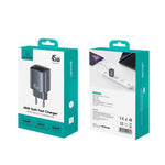 شاحن سريع USAMS CC323 T66 45 واط USB-C / Type-C GaN، قابس الاتحاد الأوروبي، CC323