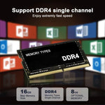 حاسوب صغير GXMO N9(N95) بنظام ويندوز 11، معالج إنتل ADL-N N95 رباعي النواة، 16GB+512GB