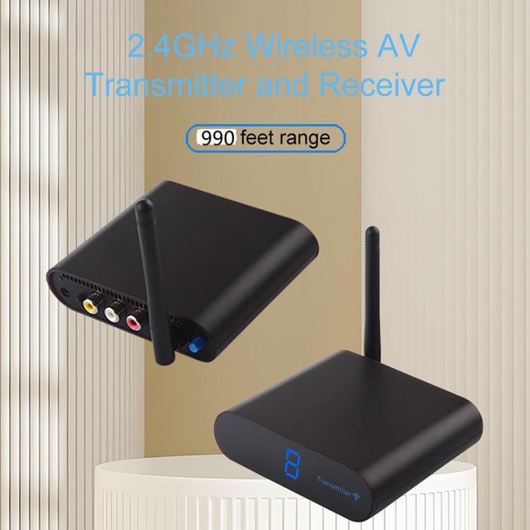 ميزي AV230 جهاز إرسال واستقبال صوت وفيديو لاسلكي 2.4 جيجاهرتز 1TX إلى 2RX، AV230-2