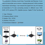 ميزي AV230 جهاز إرسال واستقبال صوت وفيديو لاسلكي 2.4 جيجاهرتز 1TX إلى 2RX، AV230-2
