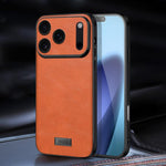 غطاء هاتف SULADA هجين من TPU مقاوم للصدمات مصنوع يدوياً من الجلد، لهواتف iPhone 17 Pro Max، iPhone 17 Pro، iPhone 17، iPhone Air