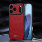 غطاء هاتف SULADA هجين من TPU مقاوم للصدمات مصنوع يدوياً من الجلد، لهواتف iPhone 17 Pro Max، iPhone 17 Pro، iPhone 17، iPhone Air