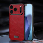 غطاء هاتف SULADA هجين من TPU مقاوم للصدمات مصنوع يدوياً من الجلد، لهواتف iPhone 17 Pro Max، iPhone 17 Pro، iPhone 17، iPhone Air
