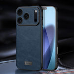 غطاء هاتف SULADA هجين من TPU مقاوم للصدمات مصنوع يدوياً من الجلد، لهواتف iPhone 17 Pro Max، iPhone 17 Pro، iPhone 17، iPhone Air