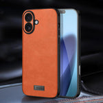 غطاء هاتف SULADA هجين من TPU مقاوم للصدمات مصنوع يدوياً من الجلد، لهواتف iPhone 17 Pro Max، iPhone 17 Pro، iPhone 17، iPhone Air