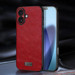 غطاء هاتف SULADA هجين من TPU مقاوم للصدمات مصنوع يدوياً من الجلد، لهواتف iPhone 17 Pro Max، iPhone 17 Pro، iPhone 17، iPhone Air