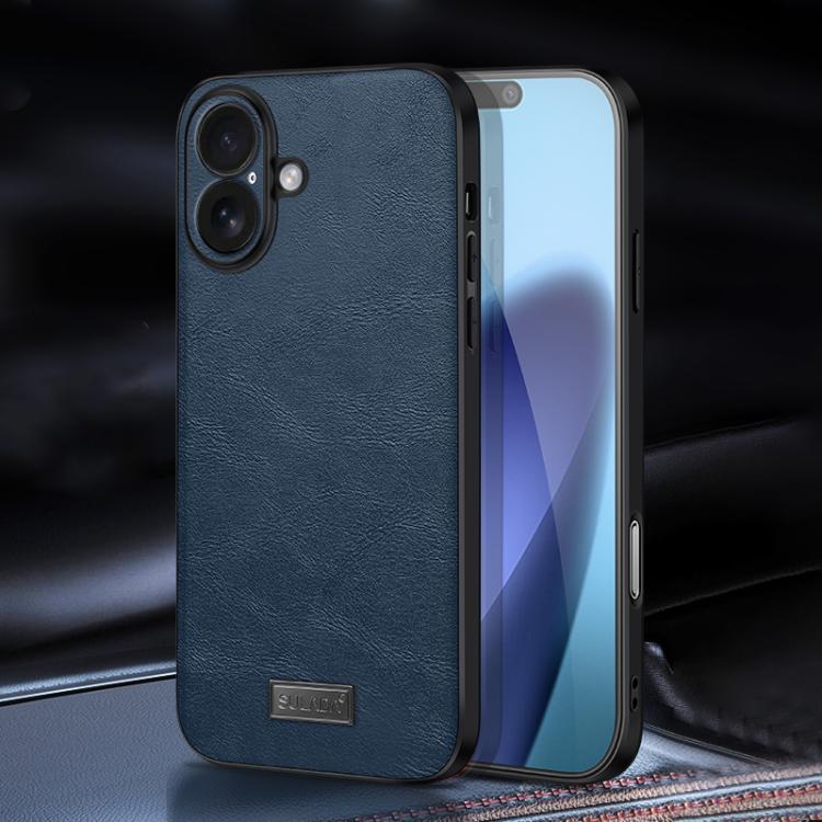 غطاء هاتف SULADA هجين من TPU مقاوم للصدمات مصنوع يدوياً من الجلد، لهواتف iPhone 17 Pro Max، iPhone 17 Pro، iPhone 17، iPhone Air